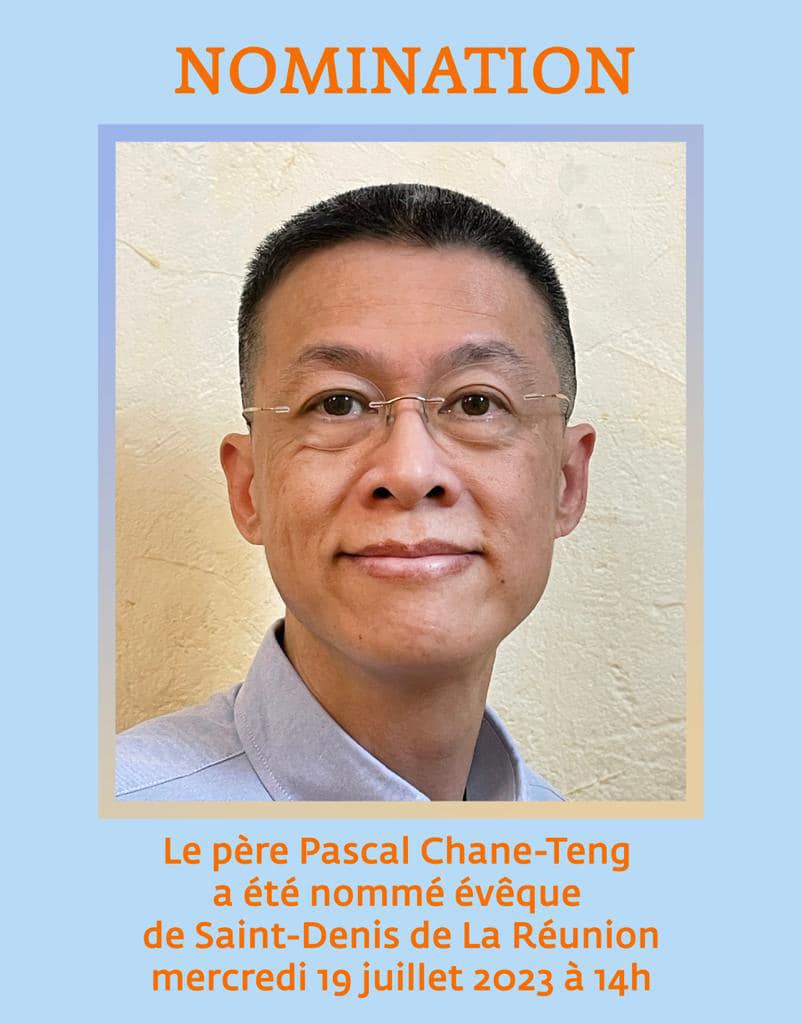 Pascal Chane Teng nommé Evêque de la Réunion